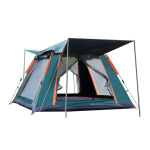 Tent-002-G, 4 Sleper Tent-Green