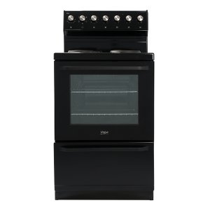 Univa 60cm Rear Control Stove, Full Glass Door, 84L Oven, Utility Drawer