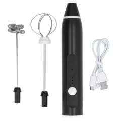 Cordless Electric Milk Frothers Cream Blender for Coffee Drinking Shop A