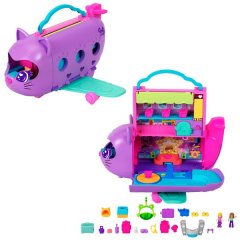 Polly Pocket Kitty Airways Airplane Playset