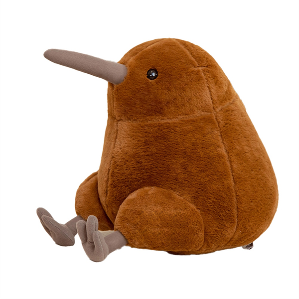 Lifelike Kiwi Bird Plush Toy Gray Kiwi Bird Stuffed Body Pillow A
