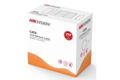 Hikvision 305 m CAT6 UTP Network Cable (CCA,0.565 mm) DS-1LN6U-W/CCA