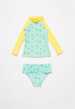 Kid's POP CANDY Pineapple 2 piece swimsuit - aqua