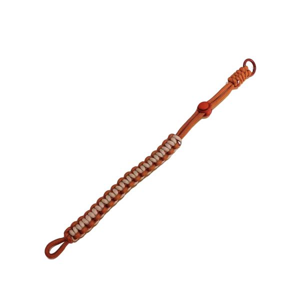 Pure Handmade Woven Wrist Strap Brown &amp; Beige Two-Tone Camera Hand Strap