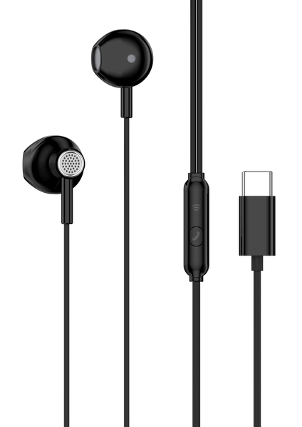 TechZA Type-C Earphones with Mic Stereo Sound, Noise Isolation TZ-HF05