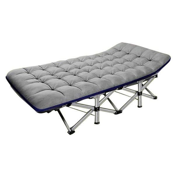 Folding Camping Cot with Mattress Portable Outdoor Bed with Carry Bag