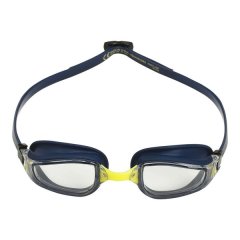 Aquasphere Fastlane - Clear Lens - Navy/Yellow Swim Goggles