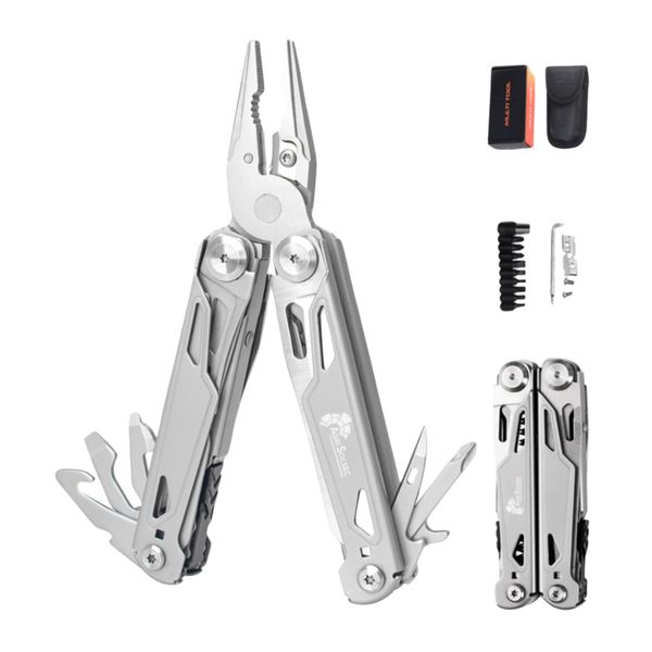 Multi-Tool MX1 | 14-in-1 Spring-Loaded Stainless Steel EDC | Agri Solsec