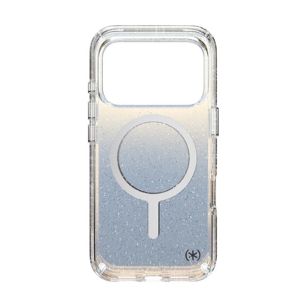 Speck Presidio Lux Glitter Apple iPhone 17 Pro Magsafe Case Cover - Clear