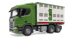 Bruder Scania Super 560R Cattle truck with one cow (54cm Long)