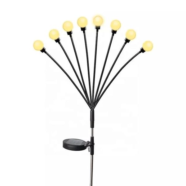 Solar Garden Decoration Light Ground Plug Lawn Light Waterproof Wind Driven