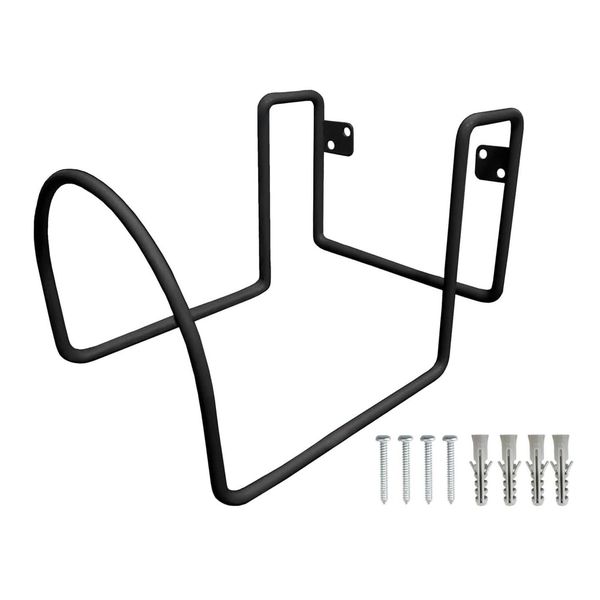 Tool Heavy Duty Wall Mounted Metal Hose Holder Bracket -28cm