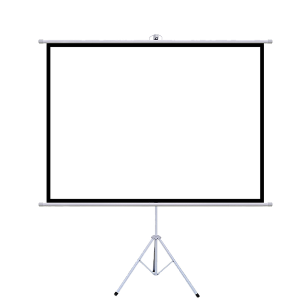 100-Inch Tripod Projector Screen, Portable, Adjustable for Indoor &amp; Outdoor