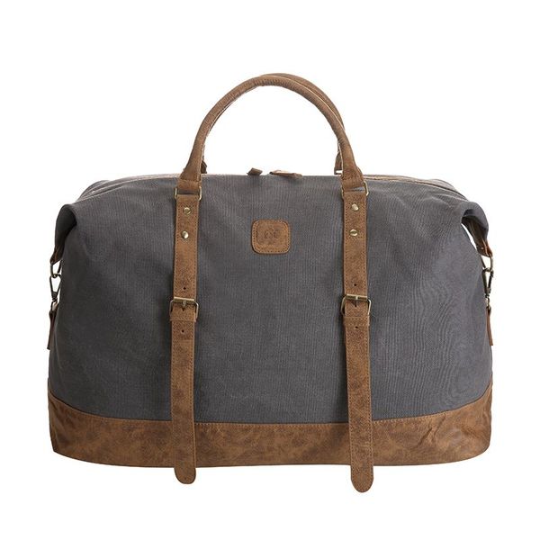 Canvas Travel Bag - Dark Grey