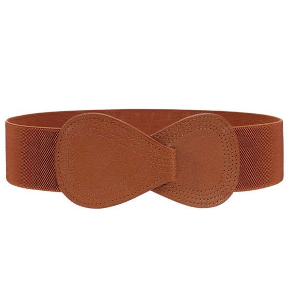 Fashion Women Strentchy Cinch Stylish Elastic Wide Waist Belt For Dresses