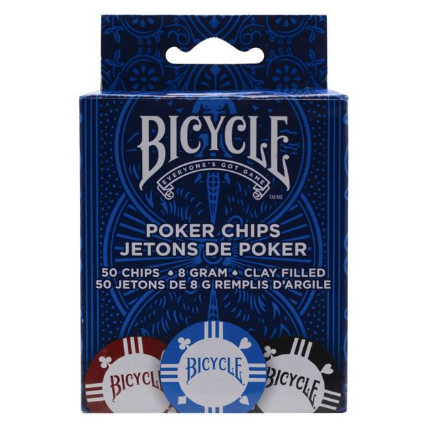 Bicycle Clay Poker Chips - Pack of 50