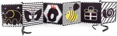Olive Tree - Baby Soft Fabric Book Cot Attachable Black &amp; White