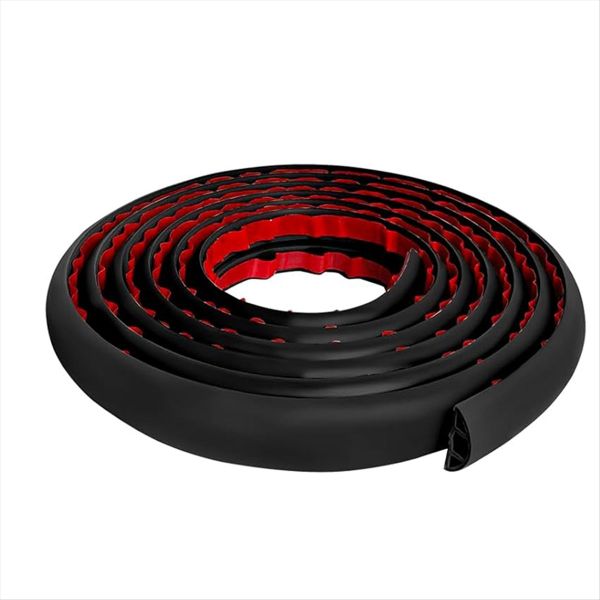 Floor Cord Cover Self Adhesive Cord Hider Power Cord Protector Gray