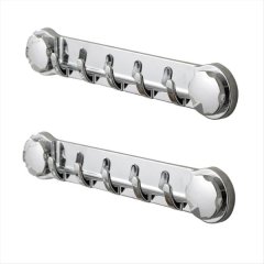 2 Pcs Bathroom Wall Hooks Bathroom Towel Holder Shower Hooks