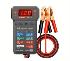 Multifunction Car Battery &amp; Alternator Tester with LED Display - 12V