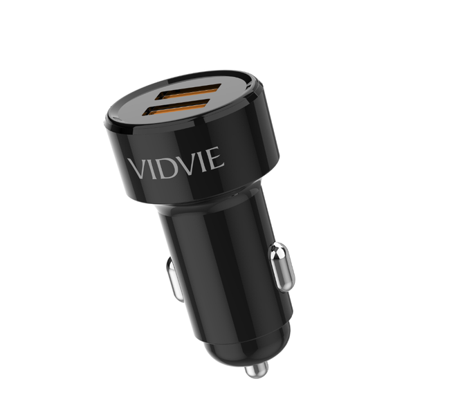 2 Ports USB Car Charger with Type-C Cable