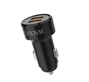 2 Ports USB Car Charger with Lightning Cable