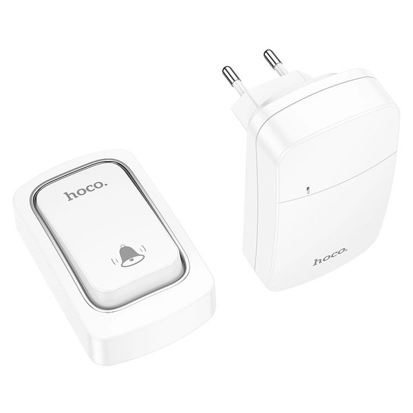 Self-Powered Wireless Doorbell Battery Free Button, 38 Chimes, 150 m