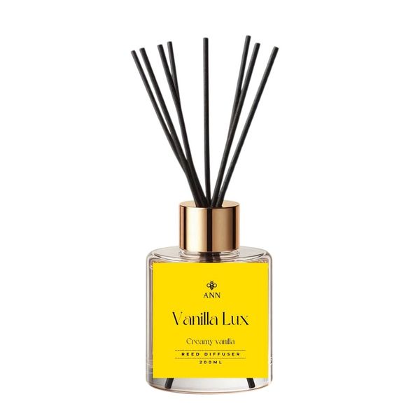 Ann Vanilla Lux 200ml reed diffuser fragrance