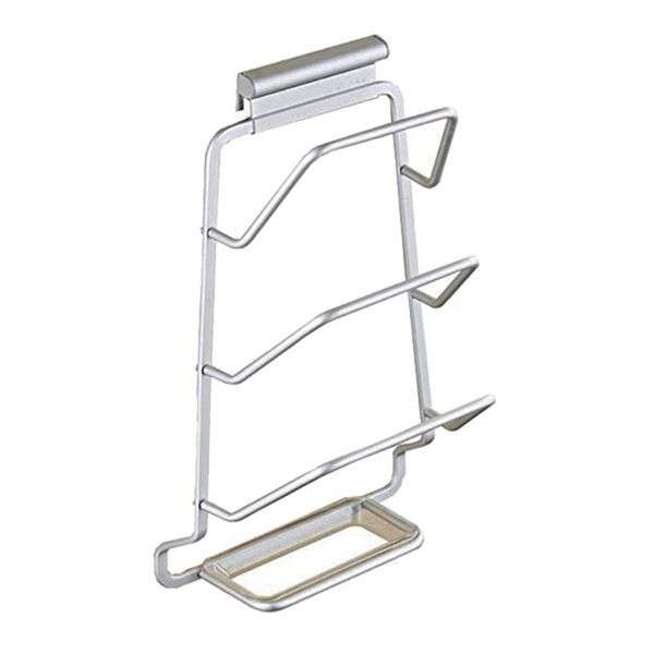 Wall Mounted Aluminium Alloy Pot Lid Rack