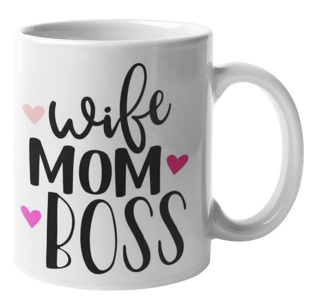 Wife MOM Boss Coffee Mug