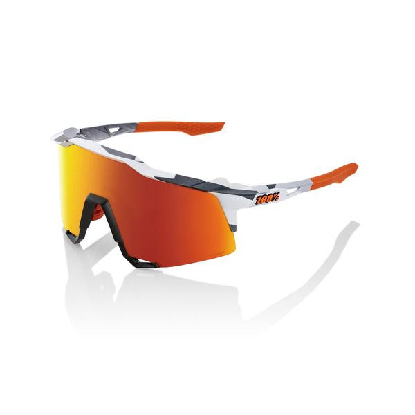 100% Speedcraft - Soft Tact Grey Camo - HiPER Red