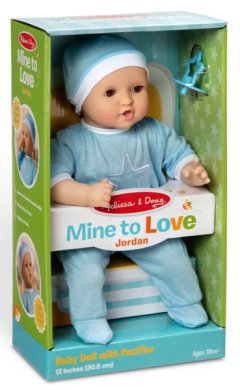 Melissa &amp; Doug Mine To Love Jordan 12-inch Baby Doll