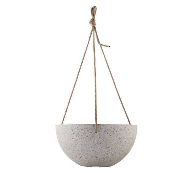 Hanging Plant Basket Flower Pot with Drainage Hole - 25cm x 12 cm
