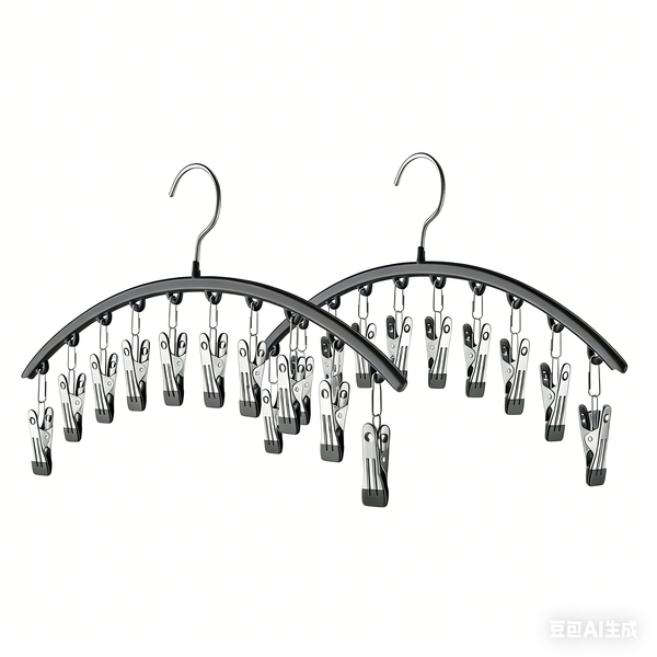 2 Stainless Steel Seamless Non-Slip Clothes Pegs