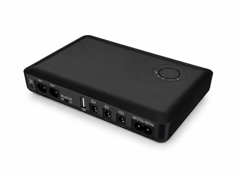 Multifunction Mini DC UPS 5V 9V 12V Battery Backup Power Supply Unit