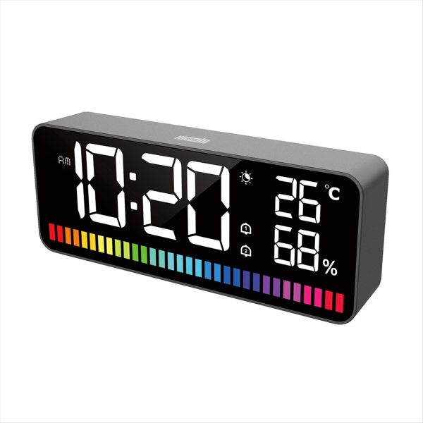 Led Alarm Clock Spectrum Pickup Electronic Clock