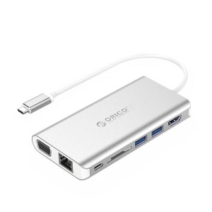Orico Type-C 8in1 Universal Docking Station - Silver