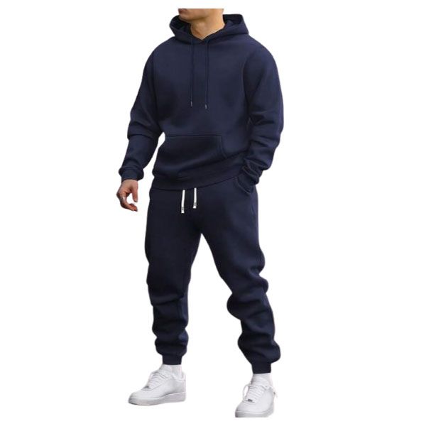 Secret Shield Cotton RegularTracksuit Set /Lightweight Hoodie And Pants Set