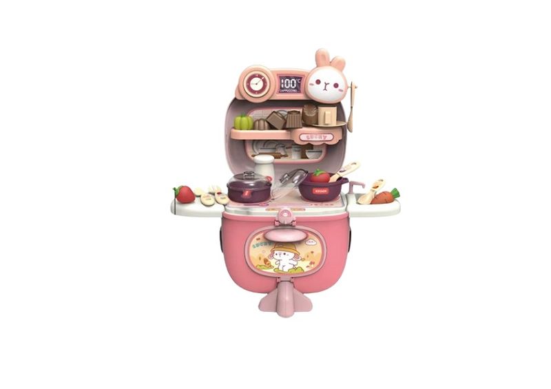 Pretend Play Preschool Kitchen Toys Plastic Role Play Set Educational