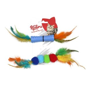 Natura Plastic and Bulk Double Teething Cat Toy