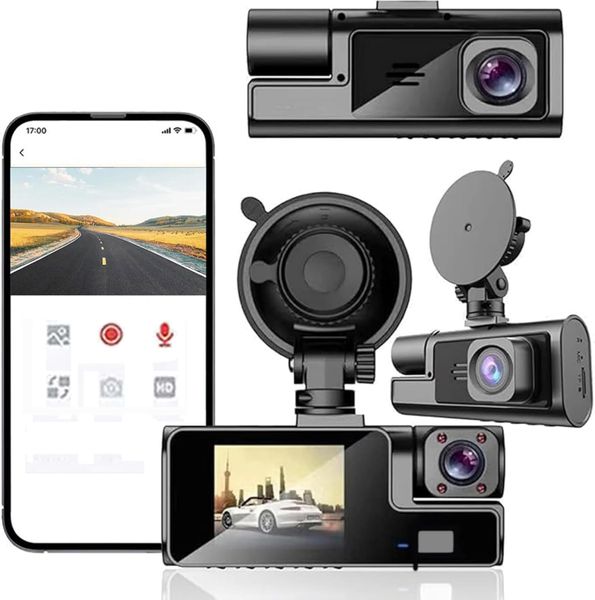 1080P Dash Cam 2.0 Inch Screen Car Camera, 2025 Model with 8GB Card