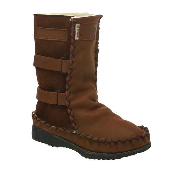 Gurmuki LADIES Sheepskin Wool Tall Boots - Chocolate