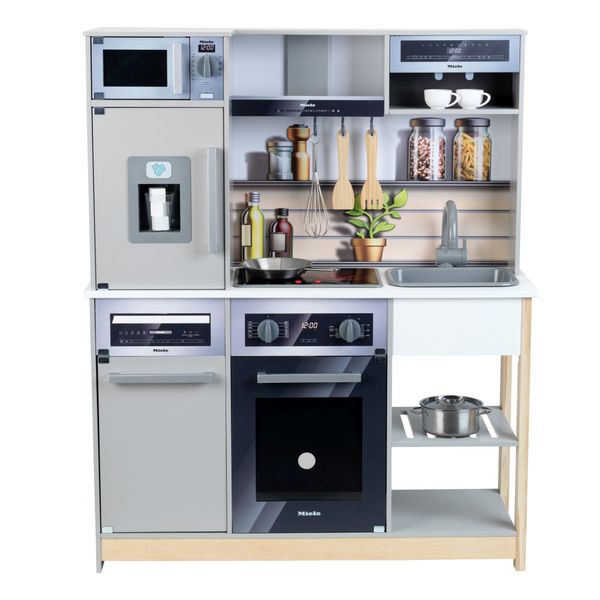 Klein Toys Miele Family Wooden Toy Play Kitchen (100cm Tall)