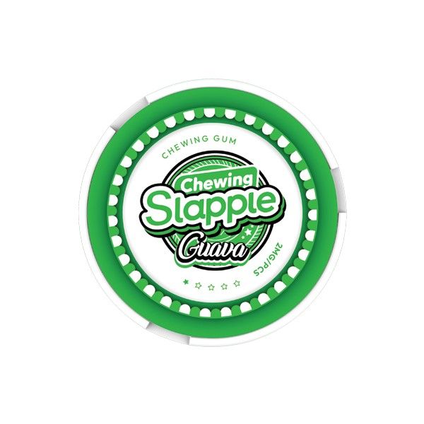 Slapple Nicotine Gum 2mg - 40 Pieces - Guava