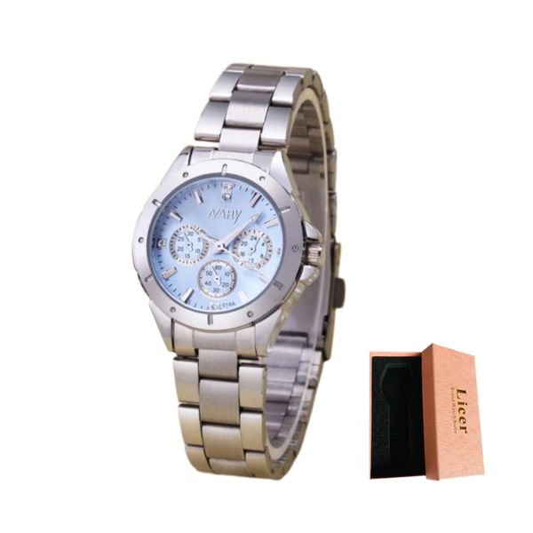 NARY Women Rhinestones Quartz Watch Ladies Elegant Wristwatch for Women