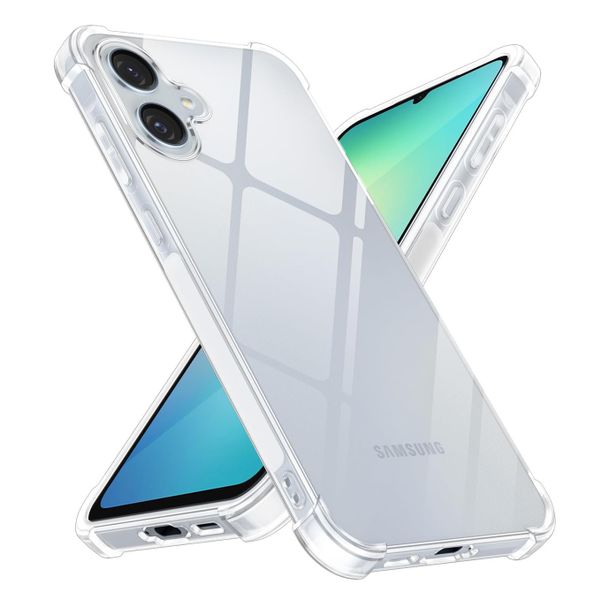 2 Pack Clear Case Compatible with Samsung A05 | Slim Fit Protective Cover