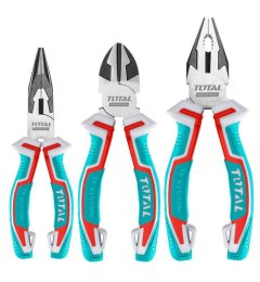 Total Tools 3 Piece Plier Set - CrV Material
