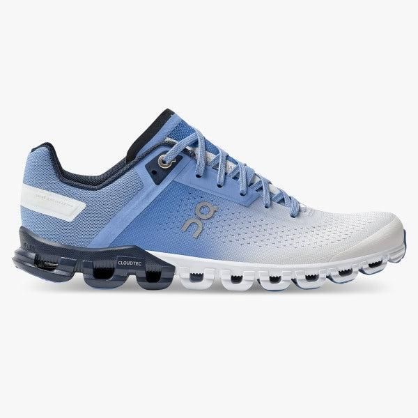 ON Shoes Women's Cloudflow 2.0 Road Running Shoes - Marina/White - UK 4.5