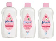 Johnson's - Baby Oil (3 x 300ml)
