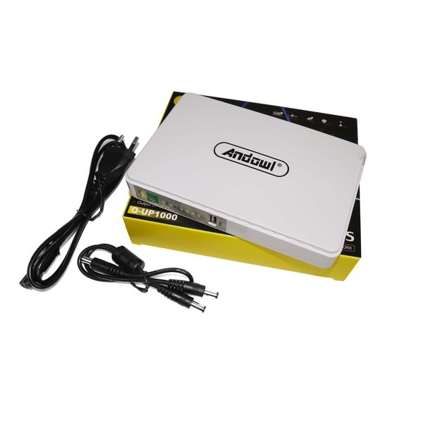 12000mAh Mini DC UPS For devices working on 12V, 9V or 24V PoE